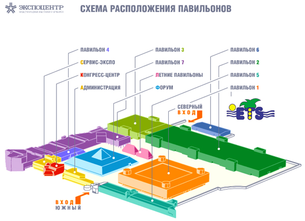 Норд экспо архангельск схема зала